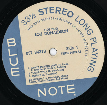 Lou Donaldson – Hot Dog (BST-84318) LP 1969 US Blue Note｜中古LP