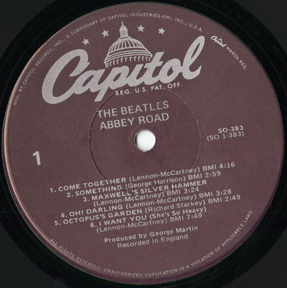 The Beatles - Abbey Road (SO-383) 1978 US Capitol｜中古LP