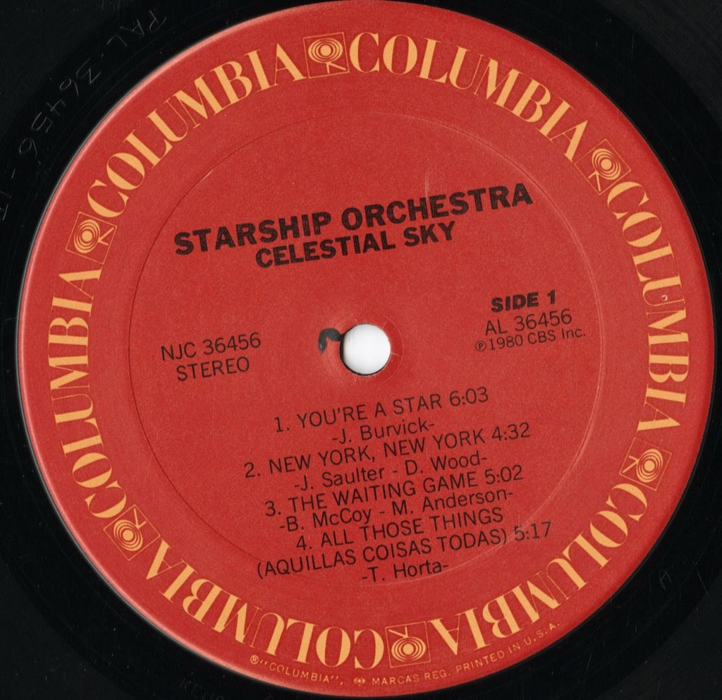Starship Orchestra - Celestial Sky (NJC 36456) 1980 US Columbia｜中古LP
