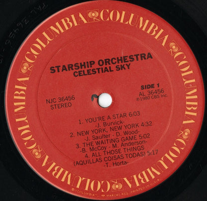 Starship Orchestra - Celestial Sky (NJC 36456) 1980 US Columbia｜中古LP
