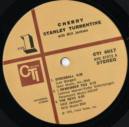 Stanley Turrentine / スタンリー・タレンタイン / Cherry (CTI 6017)