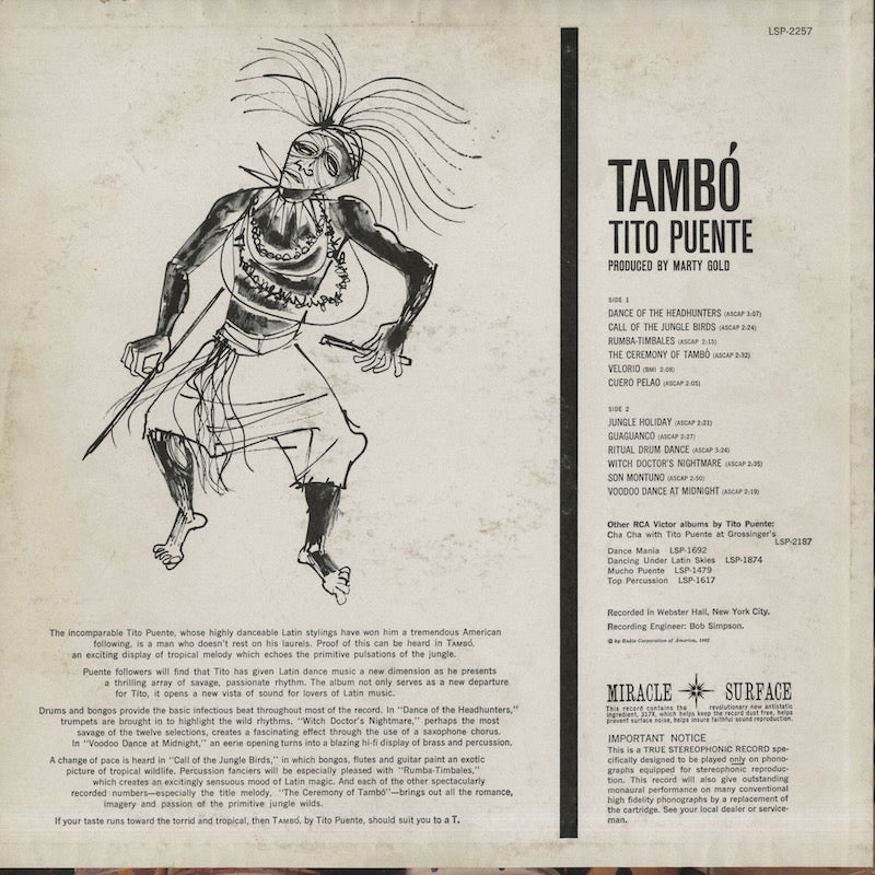 Tito Puente / ティト・プエンテ / Tambo (LSP-2257)