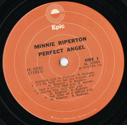 Minnie Riperton - Perfect Angel (KE 32561) LP 1974 US Epic｜中古LP