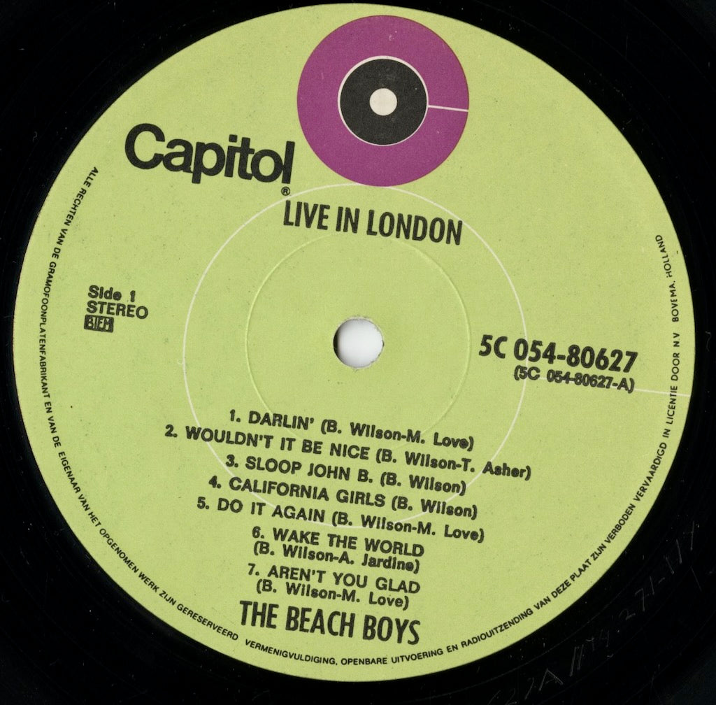 The Beach Boys / ビーチ・ボーイズ / Live In London (5C 054-80627)