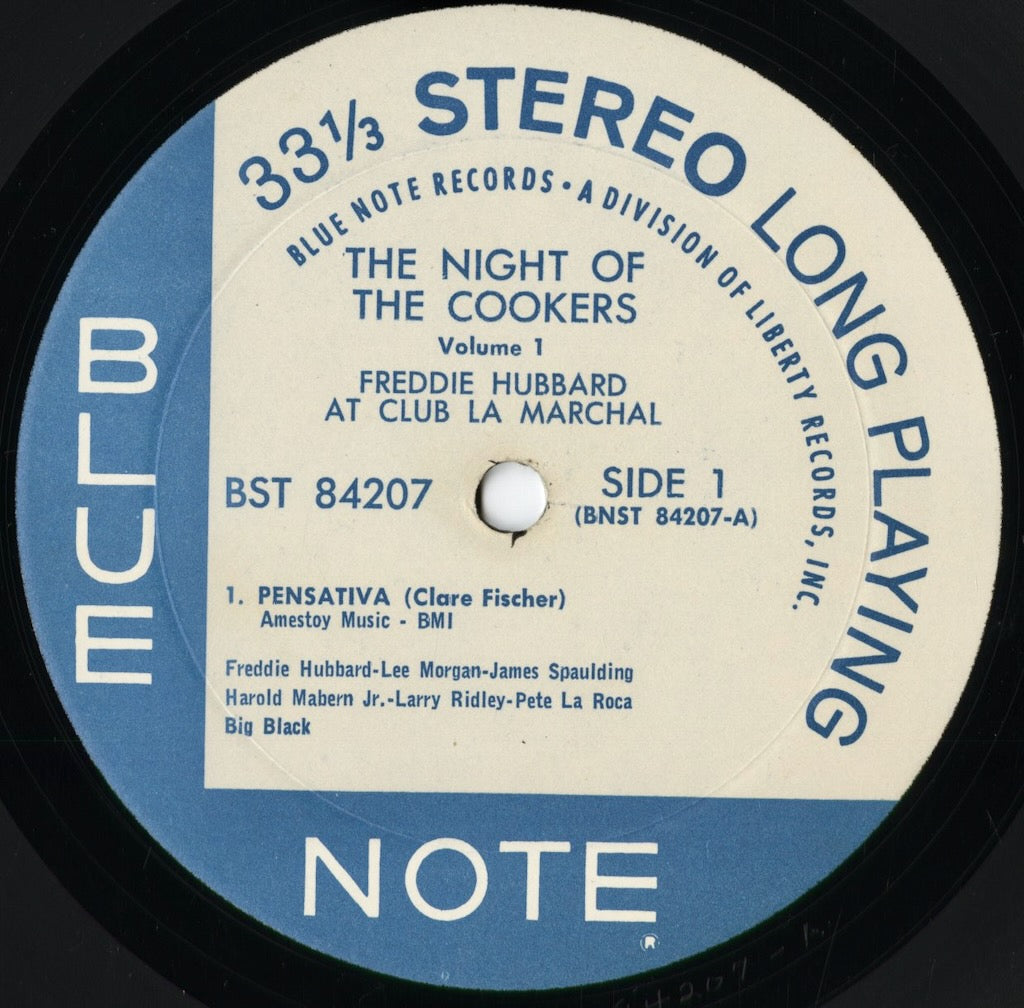 Freddie Hubbard - The Night Of The Cookers Volume 1 (BST-84207) 1960's US BLUE NOTE｜中古LP