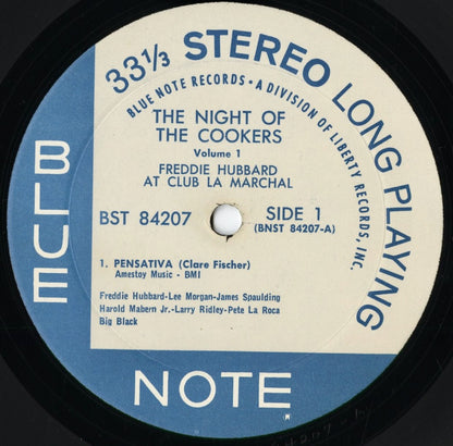 Freddie Hubbard - The Night Of The Cookers Volume 1 (BST-84207) 1960's US BLUE NOTE｜中古LP