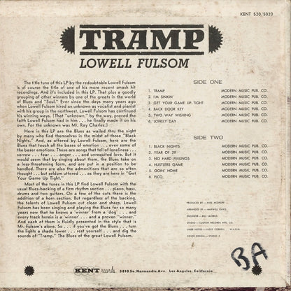 Lowell Fulsom – Tramp (KST 520) LP 1967 US Kent | 中古LP