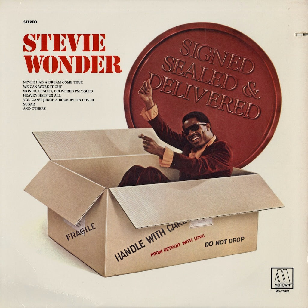 Stevie Wonder - Signed Sealed & Delivered (M5-176V1) LP 1981 US Motown｜中古LP