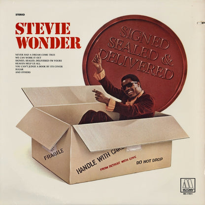 Stevie Wonder - Signed Sealed & Delivered (M5-176V1) LP 1981 US Motown｜中古LP