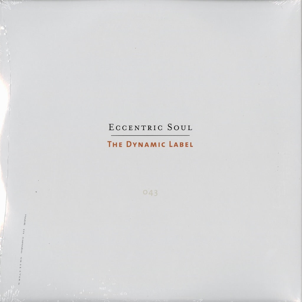 Various - Eccentric Soul: The Dynamic Label (NUM 043 lp) 2025 US Numero Group｜新品2LP back
