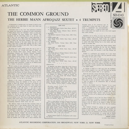 Herbie Mann / ハービー・マン / The Common Ground (SD1343)