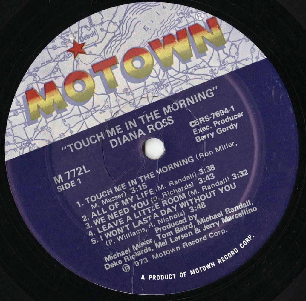 Diana Ross - Touch Me In The Morning (M772L) LP 1973 US Motown｜中古LP