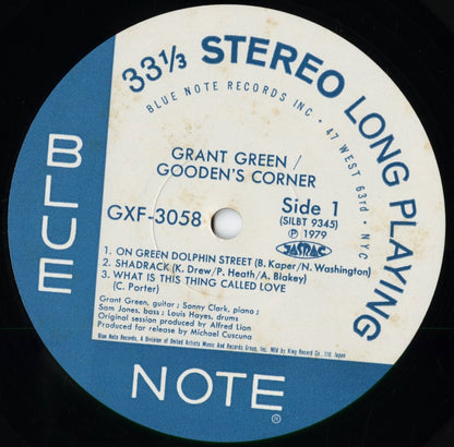 Grant Green - Gooden's Corner (GXF 3058) 1979 JPN Blue Note｜中古LP