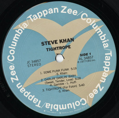 Steve Khan - Tightrope (JC 34857) 1977 US Columbia/Tappan Zee｜中古LP