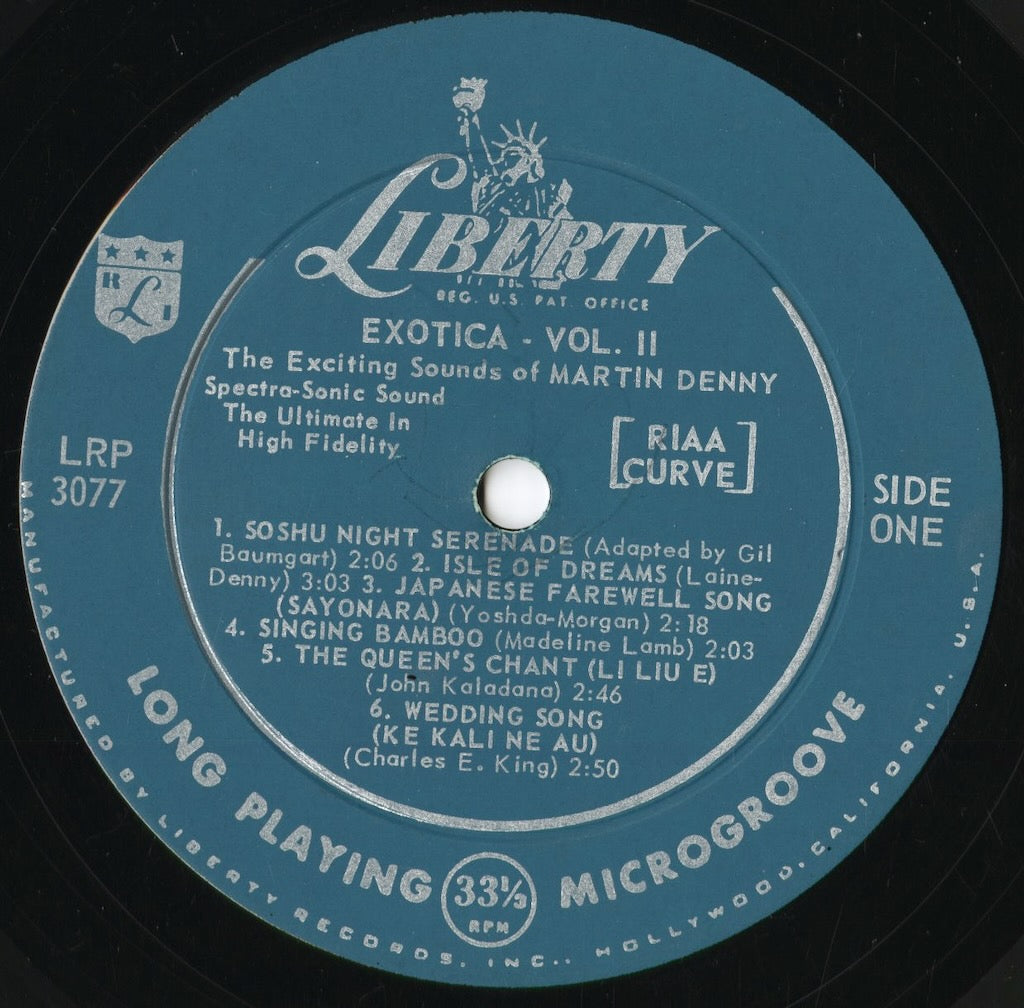 Martin Denny - Exotica Vol. II (LRP 3077) 1957 US Liberty｜中古LP