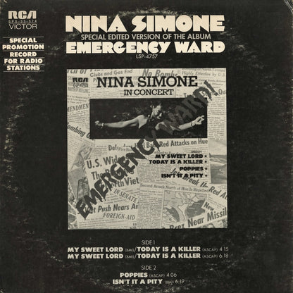 Nina Simone / Emergency Ward! (SPS-33-574) RCA