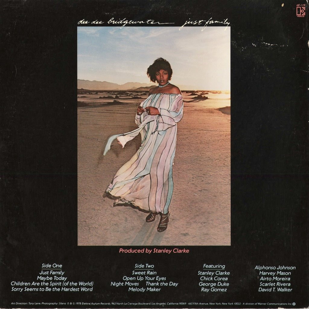 Dee Dee Bridgewater - Just Family (6E-119) 1978 US Elektra｜中古LP