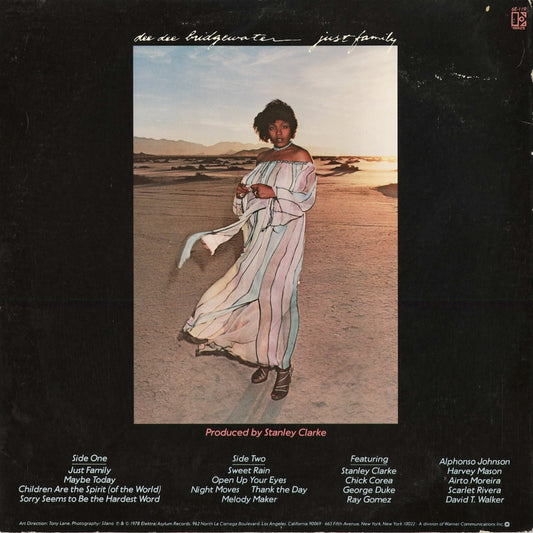 Dee Dee Bridgewater - Just Family (6E-119) 1978 US Elektra｜中古LP