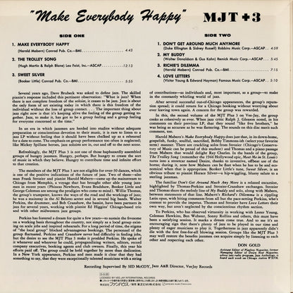 MJT+3 - Make Everybody Happy (22YB-2013) 1987 JPN Vee Jay｜中古LP