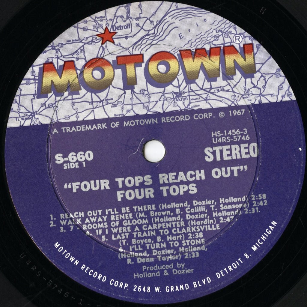 Four Tops / フォー・トップス / Reach Out (S-660)