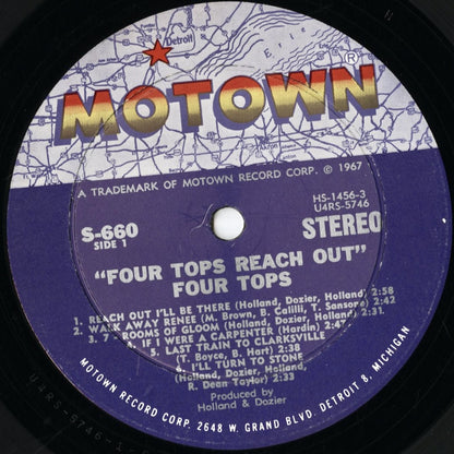 Four Tops / フォー・トップス / Reach Out (S-660)
