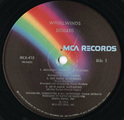 Deodato - Whirlwinds (MCA-410) 1974 US MCA｜中古LP