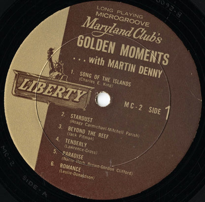 Martin Denny / マーチン・デニー / Maryland Club's Golden Moments With Martin Denny (MC-2)