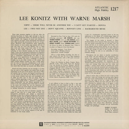 Lee Konitz / リー・コニッツ / Lee Konitz With Warne Marsh (P-6071A)