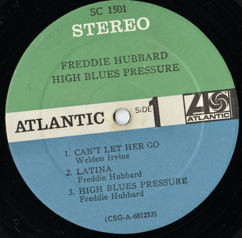 Freddie Hubbard - High Blues Pressure (SC 1501) LP 1968 US Atlantic｜中古LP