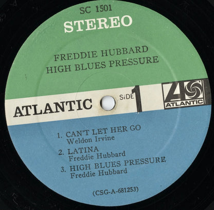 Freddie Hubbard - High Blues Pressure (SC 1501) LP 1968 US Atlantic｜中古LP