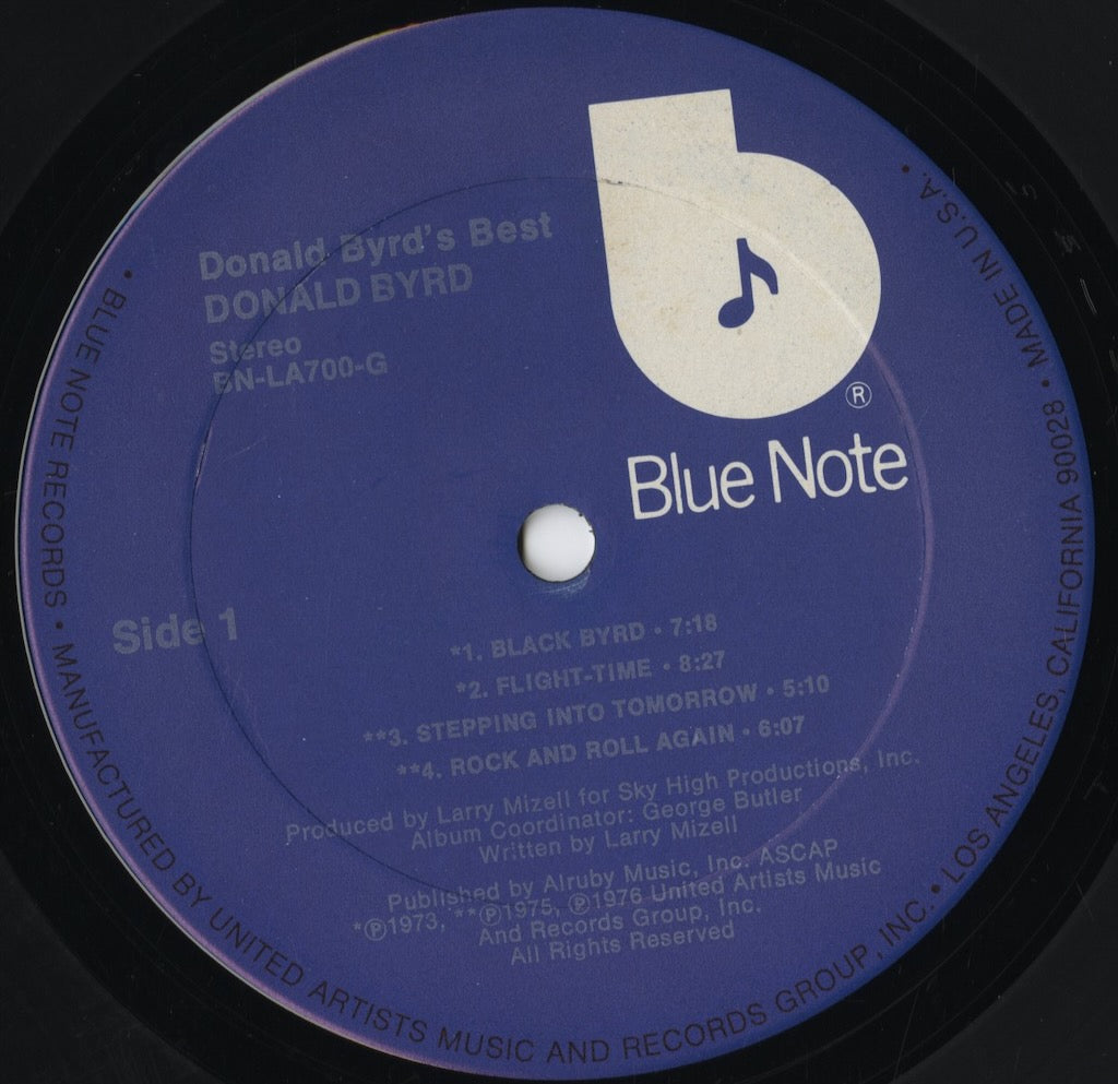 Donald Byrd - Donald Byrd's Best (BN-LA700-G) 1976 US Blue Note｜中古LP