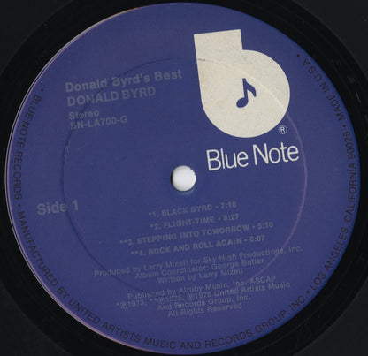 Donald Byrd - Donald Byrd's Best (BN-LA700-G) 1976 US Blue Note｜中古LP