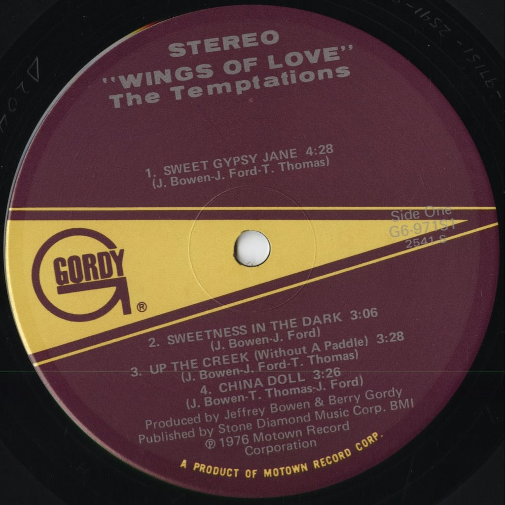 The Temptations - Wings Of love (G6-971S1) 1976 US Gordy｜中古LP