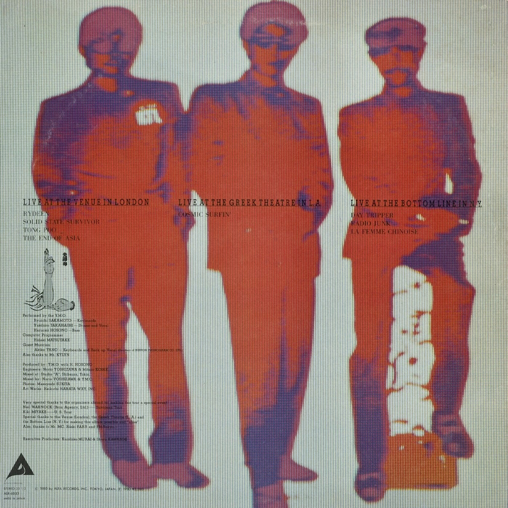 Yellow Magic Orchestra / イエロー・マジック・オーケストラ / Public Pressure - Clear Vinyl (ALR-6033)