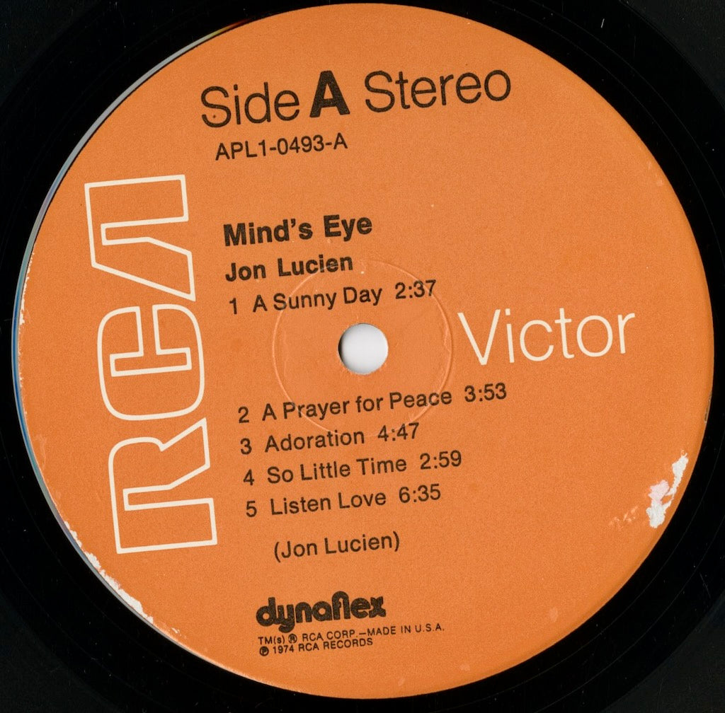 Jon Lucien / ジョン・ルシエン / Mind's Eye (APL1-0493)