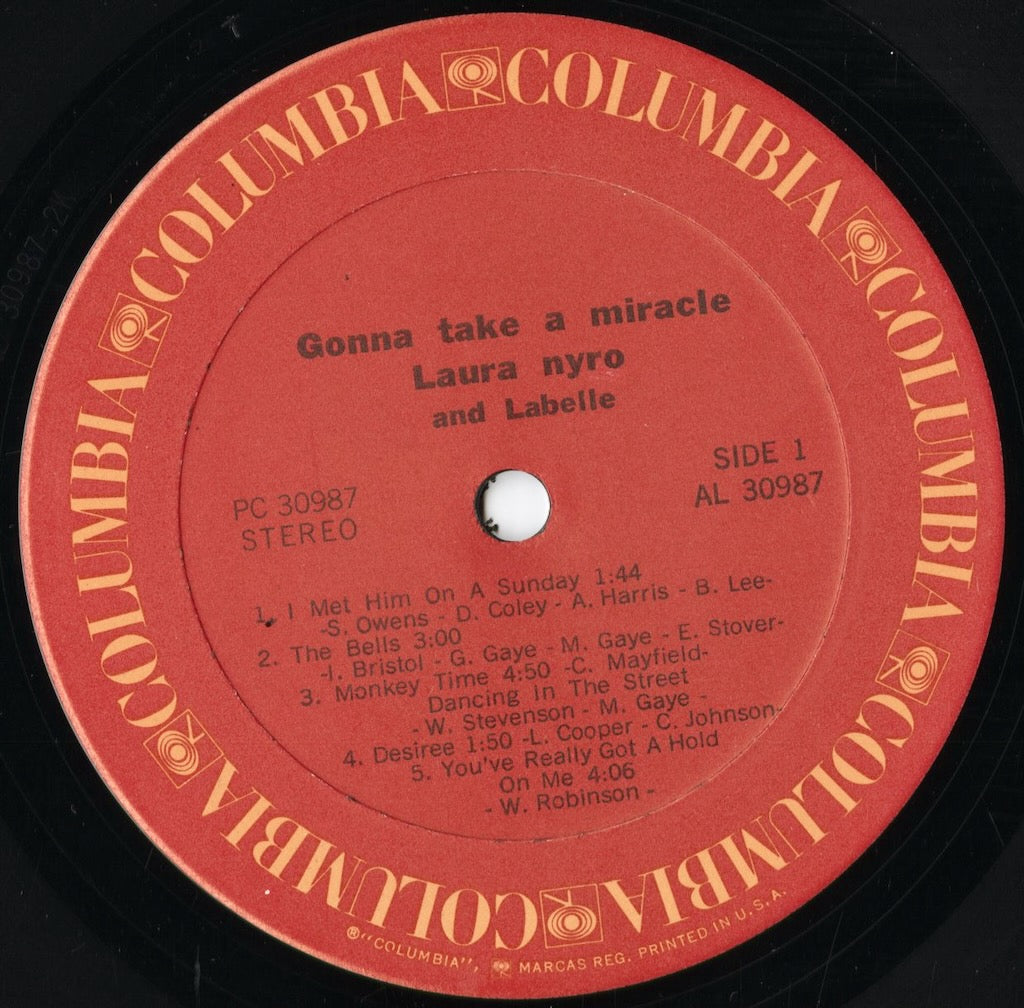 Laura Nyro - Gonna Take A Miracle (PC 30987) 1970's US Columbia｜中古LP