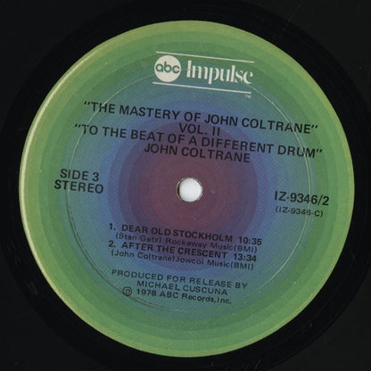 John Coltrane / ジョン・コルトレーン / The Mastery Of John Coltrane - Vol. II To The Beat Of A Different Drum (IZ 9346/2)