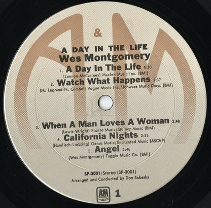 Wes Montgomery – A Day In The Life (SP-3001) LP 1970's US A&M｜中古LP