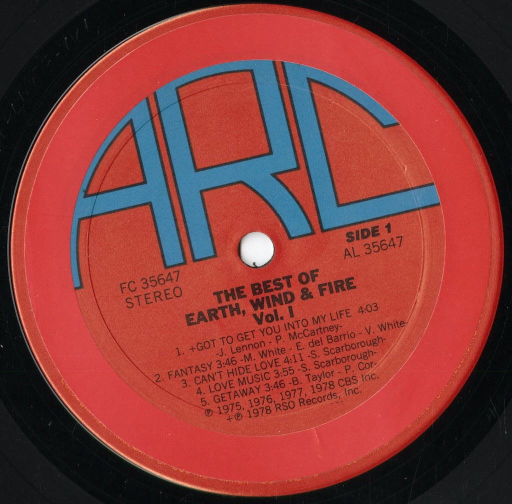 アース・ウィンド＆ファイア / Earth Wind & Fire『Best Of Vol.1』(FC