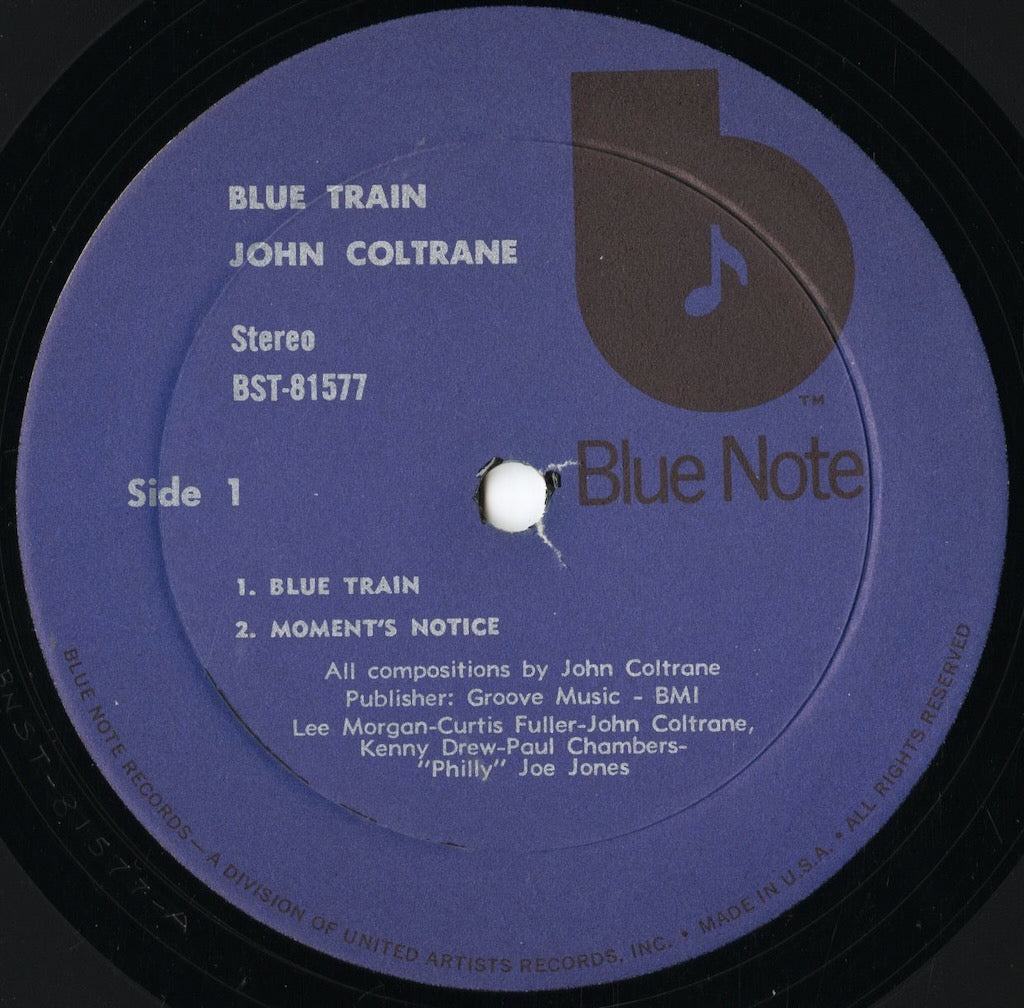 John Coltrane - Blue Train (BST-81577) LP 1975 US Blue Note｜中古LP