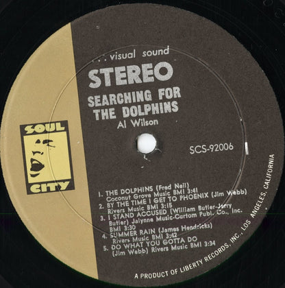 Al Wilson - Searching For The Dolphins (SCS-92006) 1969 US Soul City｜中古LP