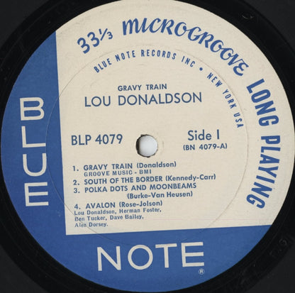 Lou Donaldson - Gravy Train (BLP 4079) 1962 US Blue Note｜中古LP