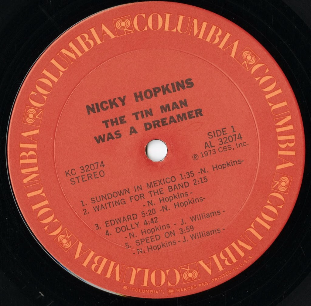 Nicky Hopkins / ニッキー・ホプキンス / The Tin Man Was A Dreamer (KC 32074)