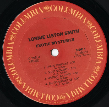 Lonnie Liston Smith - Exotic Mysteries (JC 35654) LP 1978 US Columbia｜中古LP