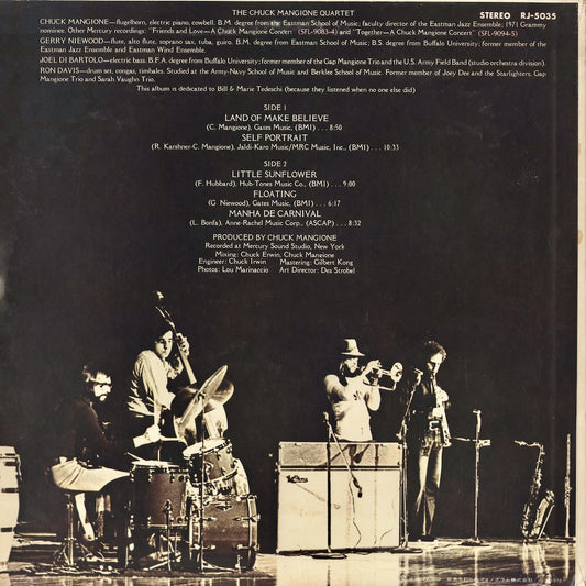 Chuck Mangione / The Chuck Mangione Quartet (RJ-5035) 1972 JPN Mercury