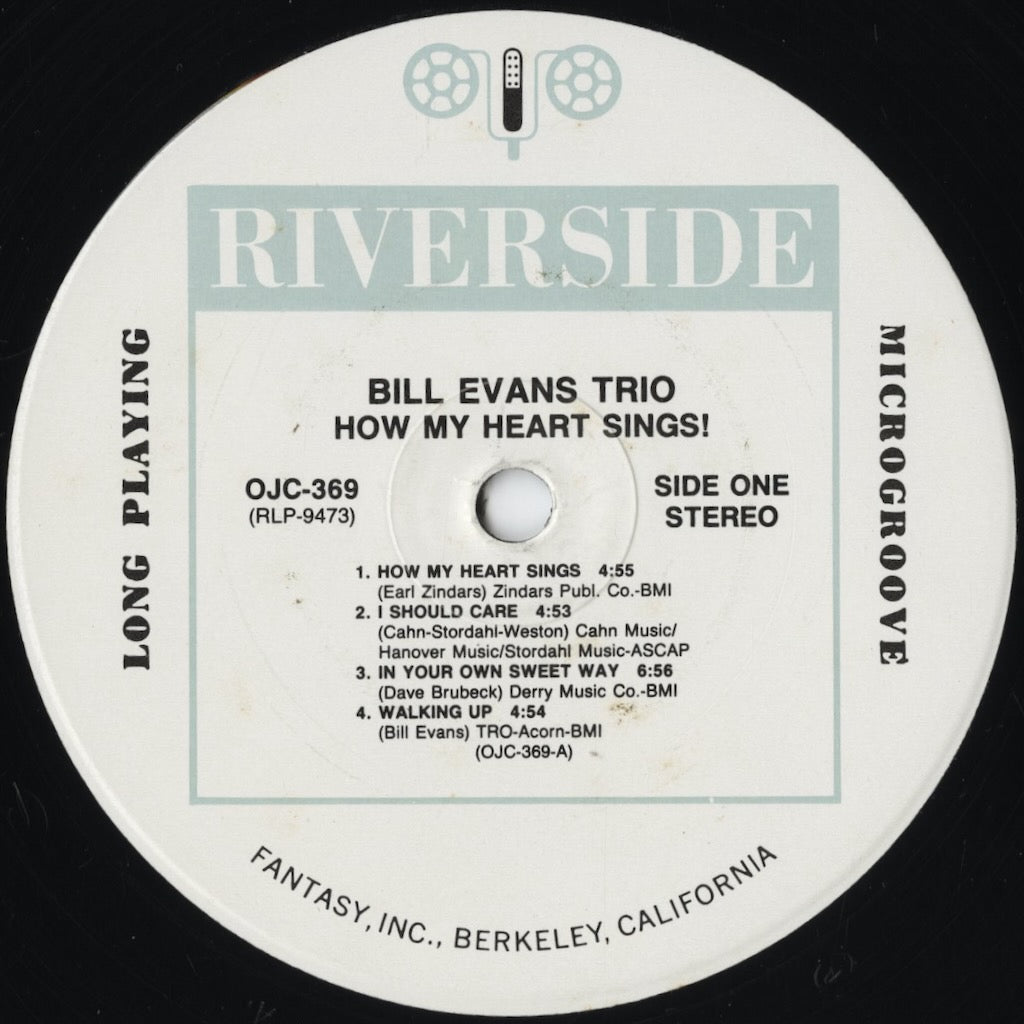 Bill Evans - How My Heart Sings! OJC-369 中古レコード 通販