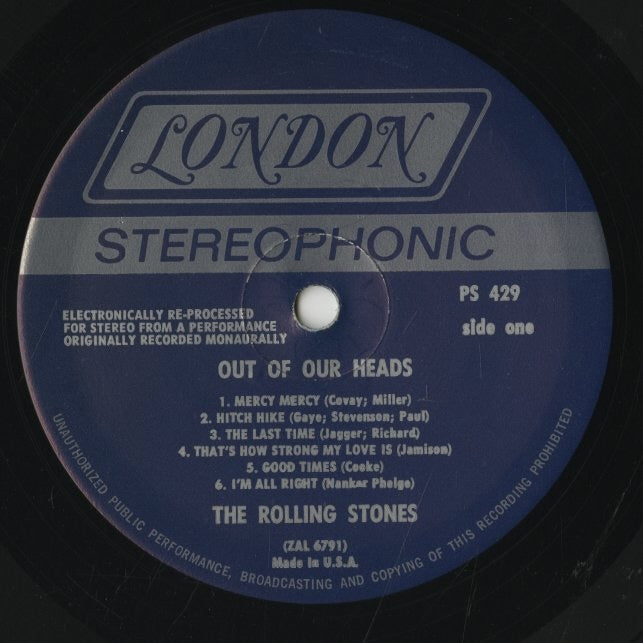 Rolling Stones / ローリング・ストーンズ / Out Of Our Heads (PS 429