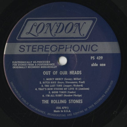 Rolling Stones / ローリング・ストーンズ / Out Of Our Heads (PS 429)