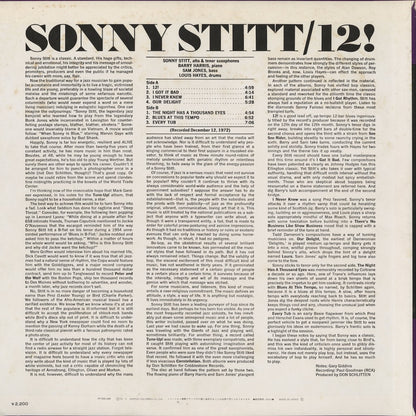 Sonny Stitt / ソニー・スティット / 12! (YP-7031-MR)