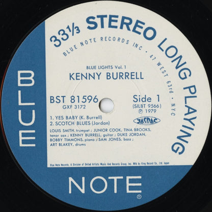 Kenny Burrell - Blue Lights Volume 1 (GXF-3172) LP 1979 JPN Blue Note｜中古LP
